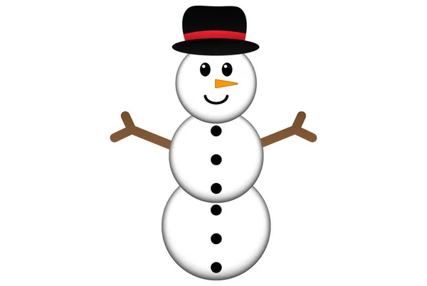 stock image Snowman Christmas art cheerful xmas illustration merry Christmas religious clip artwork