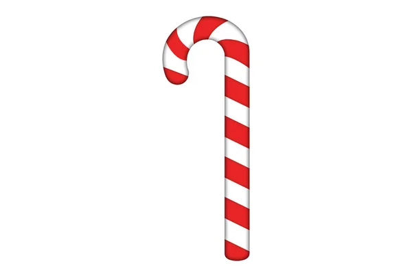 Sockerpinne Julkonst Glad Xmas Illustration God Jul Religiösa Klipp Konstverk — Stockfoto