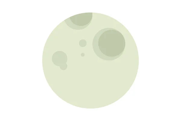 月球令人毛骨悚然的万圣节艺术品五彩斑斓的恐怖矢量图形设计 — 图库照片