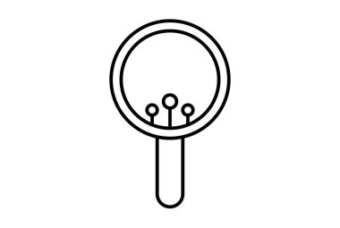 Uygulama ya da web için arama satırı simgesi simgesi yapay zeka simgesi