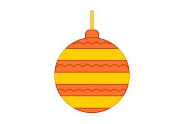 Noel balosu renkli Xmas simgesi Noel web sembolü uygulaması resim işareti