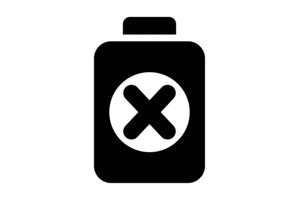 Закрити Веб Іконку Чорний Хрест Символ Додаток Знак Мистецтва — стокове фото