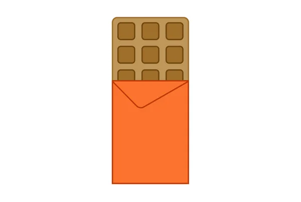 Choklad Färgad Jul Ikon Jul Webb Symbol App Tecken Konstverk — Stockfoto