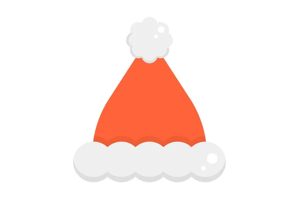 クリスマス帽子クリスマスイラストカラーアイコンアートクリスマスシンボルアプリ ウェブサインアートワーク — ストック写真