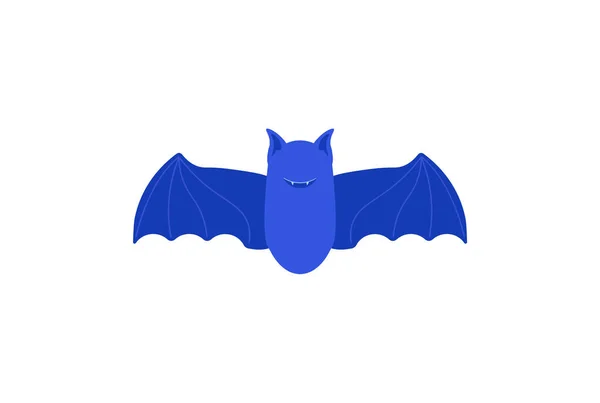 Bat Colored Icon Halloween Symbol App Web Sign Art — Stock Photo, Image