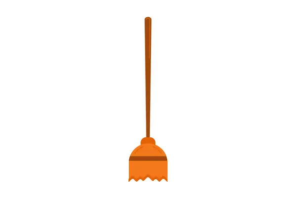 Broom Colored Icon Halloween Symbol App Web Sign Art — Stock Photo, Image