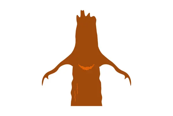 Drzewo Kolorowe Ikona Halloween Symbol Aplikacji Znaku Internetowego Sztuki — Zdjęcie stockowe