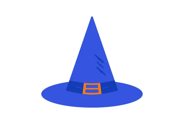 Czarownica Kapelusz Kolorowy Ikona Halloween Symbol Aplikacji Znaku Internetowego Sztuki — Zdjęcie stockowe