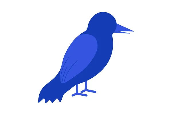 Raven Colored Icon Halloween Symbol App Web Sign Art — Stock Photo, Image
