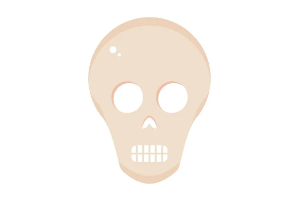 Ilustración Del Cráneo Icono Aplicación Halloween Símbolo Web Muestra Obra —  Fotos de Stock