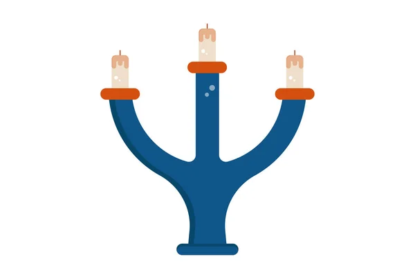 Свічка Тримач Ілюстрація Хеллоуїн Додаток Значок Веб Символ Мистецтва Знак — стокове фото