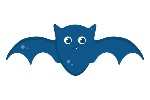 Bat Ilustração Halloween App Ícone Web Símbolo Artwork Sinal — Fotografia de Stock