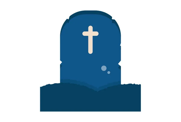 Grave Illustration Halloween App Icon Web Symbol Artwork Sign — Stock Photo, Image