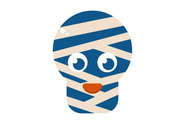 Mummy Illustration Halloween App Icon Web Symbol Artwork Sign — Stock Photo, Image