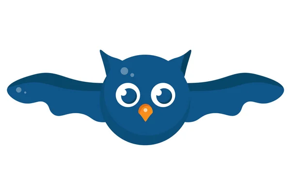 Owl Illustration Halloween App Icon Web Symbol Artwork Sign — Stock Photo, Image