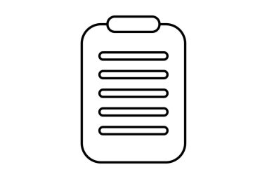 Liste satırı düz simge siyah bilim ana hatları uygulama web işareti