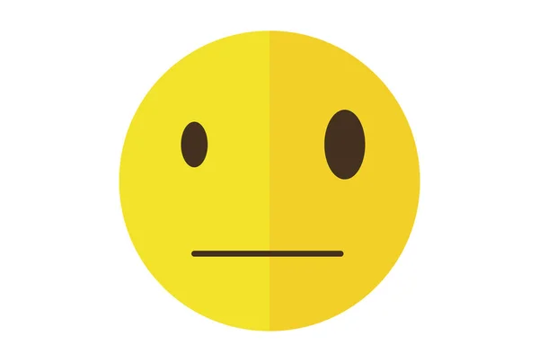 Incompréhension Couleur Emote Icône Emoji Symbole Jaune Emoticon Signe Art — Photo