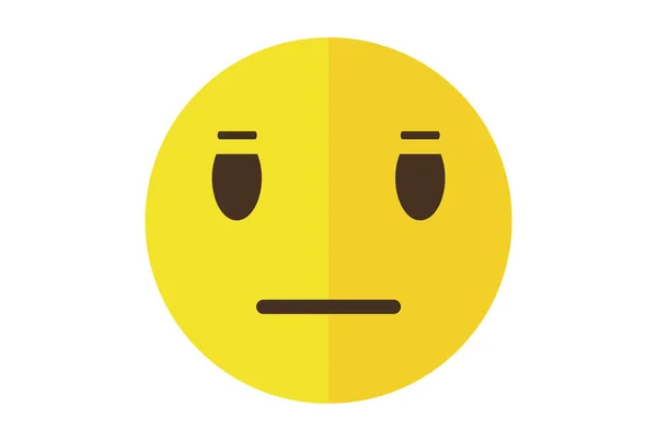 Ignorare Colorato Icona Emote Simbolo Emoji Giallo Segno Emoticon Arte — Foto Stock
