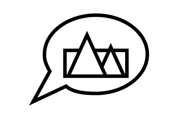 Obraz Płaska Ikona Minimalistyczny Seo Web Symbol Sztuka Czarny Znak — Zdjęcie stockowe