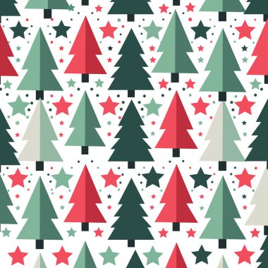 Noel desenli Xmas hediye kâğıt ambalajlı sanat kış arka planı