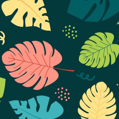 Yaz çiçeği desenli tropikal arkaplan sanat çiçekli duvar kağıdı