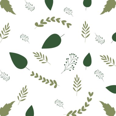 Botanik desenli egzotik orman dokusu arka planı