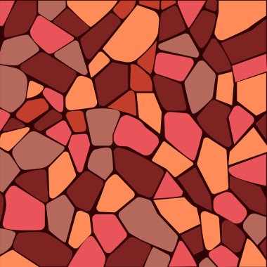 Mozaik desenli geometrik ev duvarı arkaplan soyut sanat