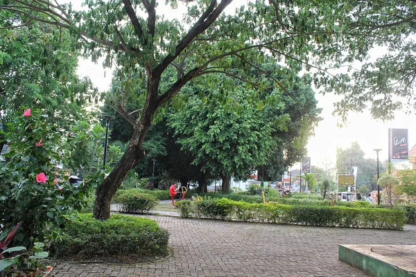 Cilegon Banten Indonesië September 2022 Stadspark Van Residentiële Pci Cilegon — Stockfoto