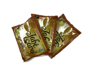 Banten, Indonesia - December 2022. - Sido Muncul Ginger Fragrant Drink is herbal medicine made from real roasted ginger (Zingiber officinale), lemongrass (cymbopogon citratus), white pepper (piper nigrum), pandan leaves, cloves.