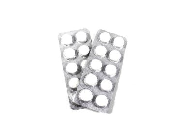 Drugs or medicine in the form of tablets in packs or strips.