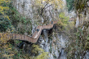 Kastamonu 'nun Pinarbasi kentinde Horma Kanyonu; Türkiye.