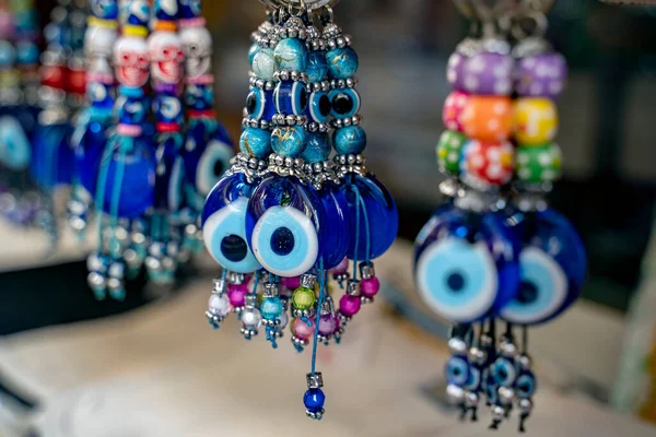 The Evil eye, souvenir from Mediterranean cultures. The most common to buy in the Mediterranean destinations such eg Greece, Turkey, Italy etc.