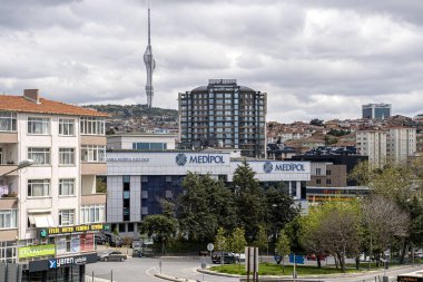Türkiye, İstanbul; 23 Nisan; İstanbul 'daki Medipol Üniversitesi Hastanesi' nin manzarası