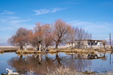 Develi 'de güzel yansıma, Kayseri. Sultan Sazligi ya da Sindelhoyuk olarak bilinir..