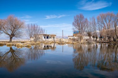 Develi 'de güzel yansıma, Kayseri. Sultan Sazligi ya da Sindelhoyuk olarak bilinir..