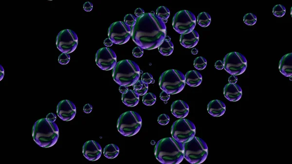 sabun köpükleri siyah arkaplanda