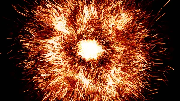 abstract background with a lot of sparks