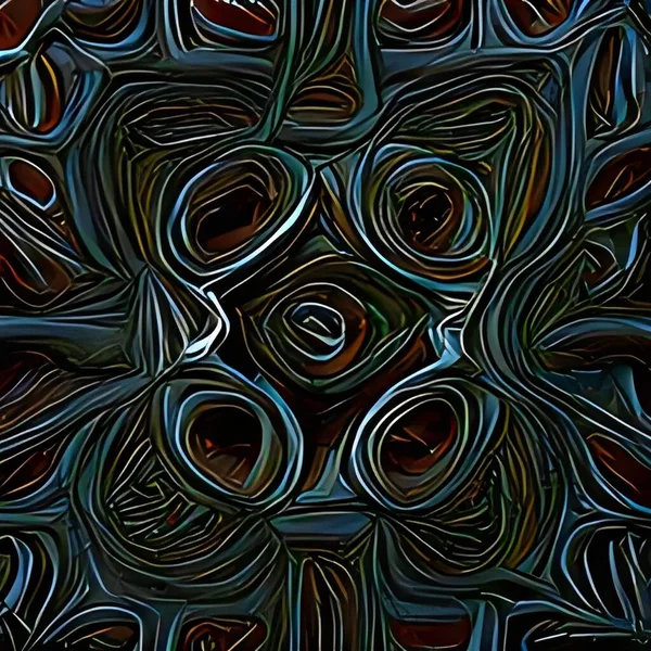 Abstract Psychedelic Background Pattern — Stock Photo, Image