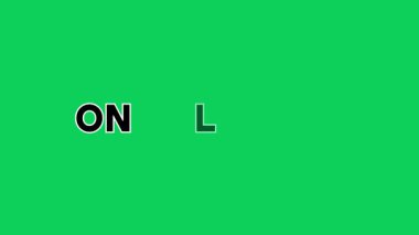 Canlı Yeşil Arkaplanda İndirimli Metin Kalın Typography şimdi satışta video tasarımı sunuyor