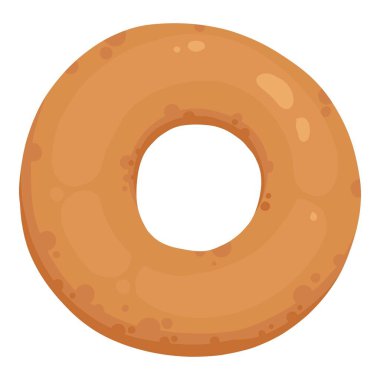 Donut cake icon cartoon vector. Chocolate sweet. Candy food