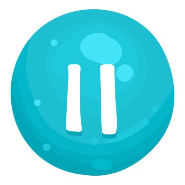 Pause button and progress-bar, bright different form of button for games and app. For your design