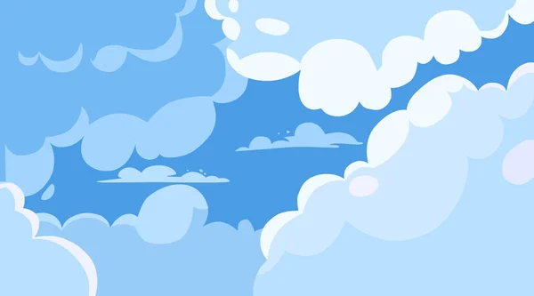 Sobre Las Nubes Cielo Cielo Fondo Naturaleza Paisaje Tranquilo Con — Vector de stock