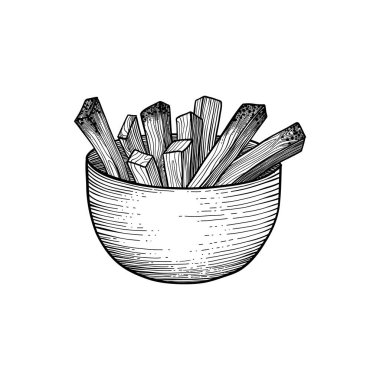 Palo santo sopası. El yapımı aroma yakma çubuğu, ayin elementi ve büyücülük için kutsal sembol, aromaterapi tahtası. Aromanın taşıyıcısı, esrarengiz el beyaz üzerine palo santo çizimi