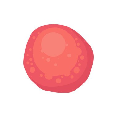 Çizgi film bakterisi. Biyolojik virüs ve bulaşıcı bakteriler. Mikrop ve alerji, mikrobiyoloji araştırma ikonu. Beyaz arkaplanda insan sağlığı neoterik vektörü