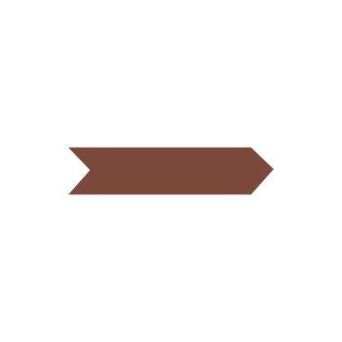 Vintage yön oku. Retro navigasyon simgesi, eski basit imleç bayrağı, geçmişe dönük hedef ve navigasyon piktogramı. Beyaz arkaplan üzerindeki işaretçi bilgisinin izole edilmiş simgesi