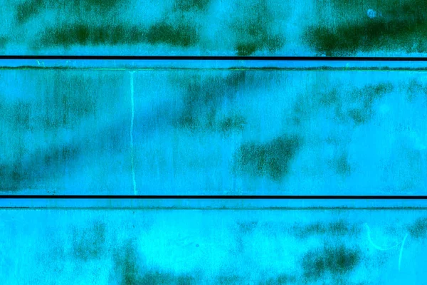 Текстура Ржавой Железной Двери Голубой Пинтады Закрытого Магазина Бразилии — стоковое фото