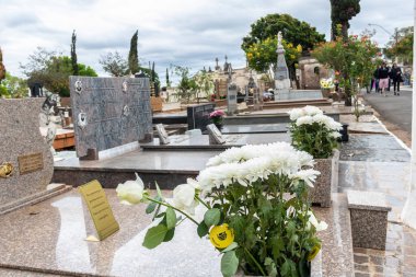 Marilia, Sao Paulo, Brezilya, Kasım 02, 2022. Sao Paulo eyaleti, Marilia 'daki Saudade Mezarlığı' nda ölüm gününde hareket