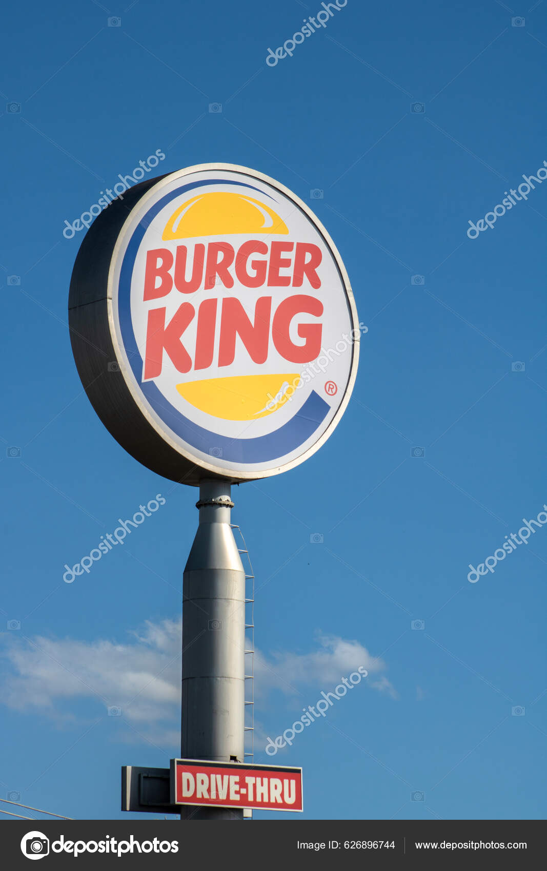 Marilia Sao Paulo Brazil November 2022 Burger King One Largest.