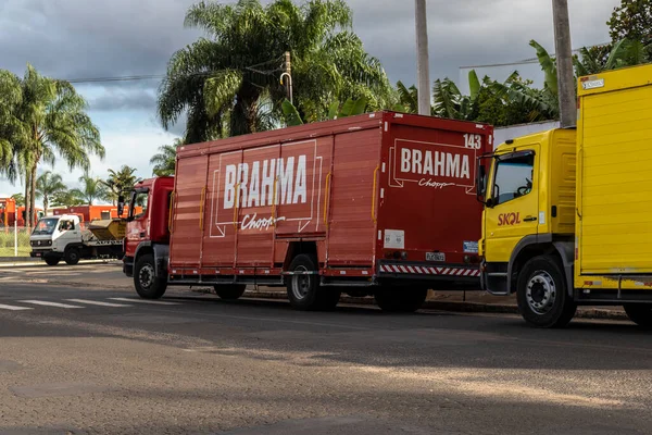 Marilia Sao Paulo Brazil February 2023 Trucks Distribution Resale Center — Stockfoto