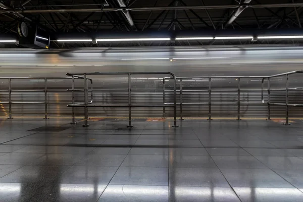 Сан Паулу Бразилия Мая 2023 Года Посадка Высадка Платформы Поездов — стоковое фото